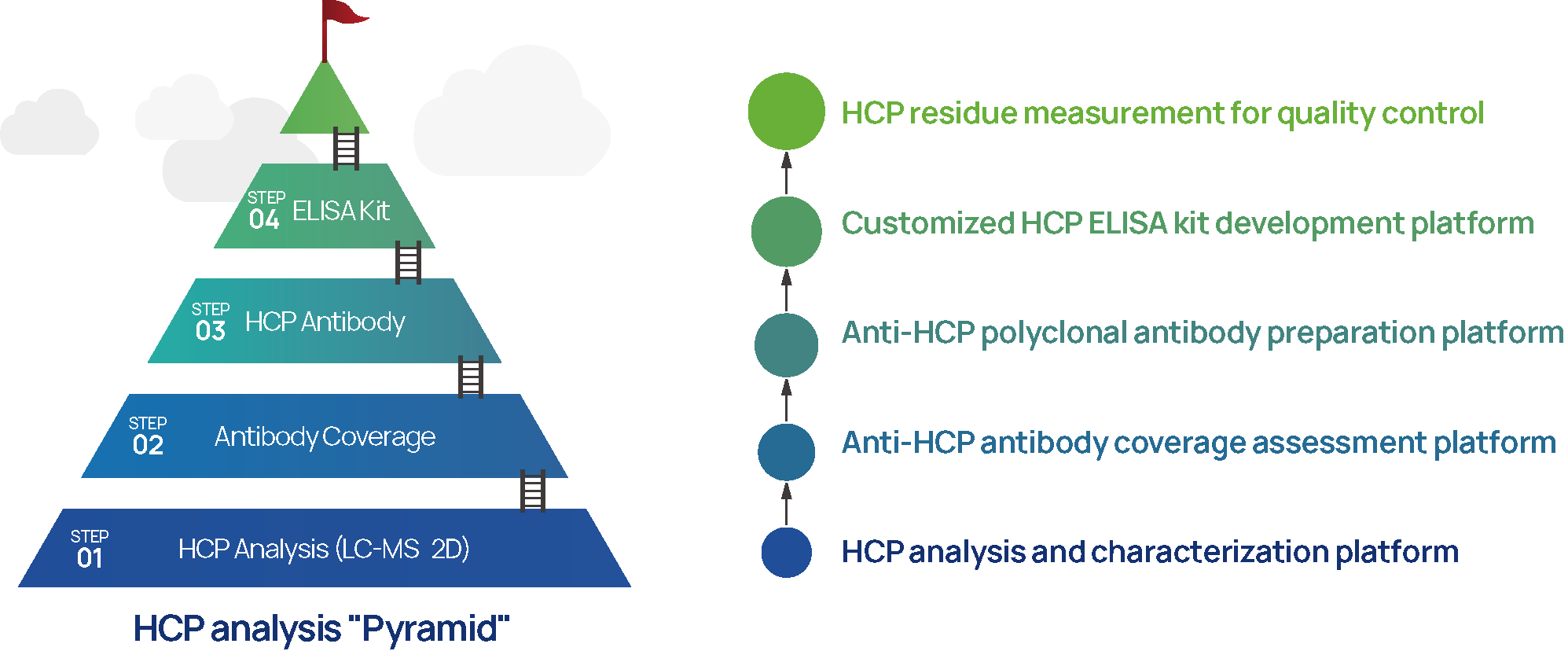 Figure 4: SHENTEK Residual Host Cell Protein Analysis Service Platforms